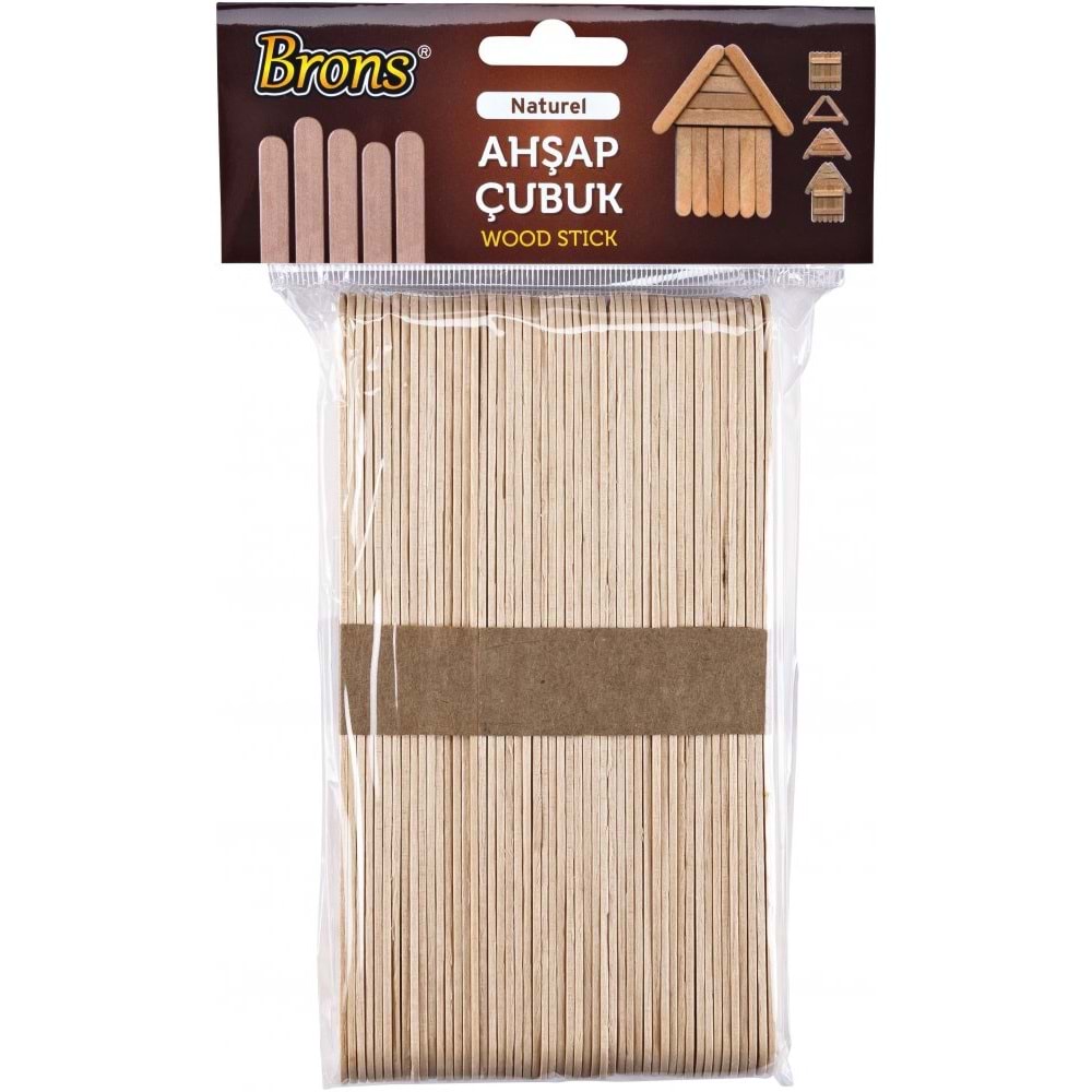 BRONS BR-900 AHŞAP ÇUBUK NATUREL DAR