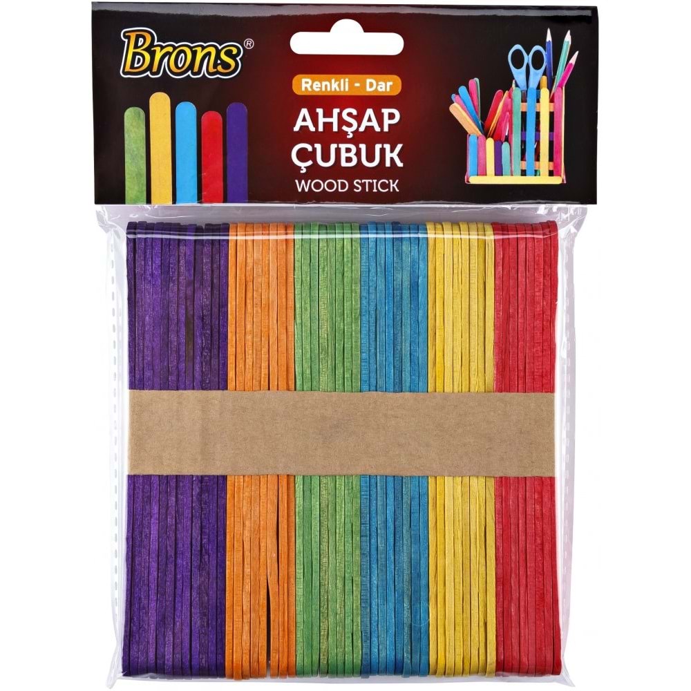 BRONS BR-903 AHŞAP ÇUBUK RENKLİ GENİŞ