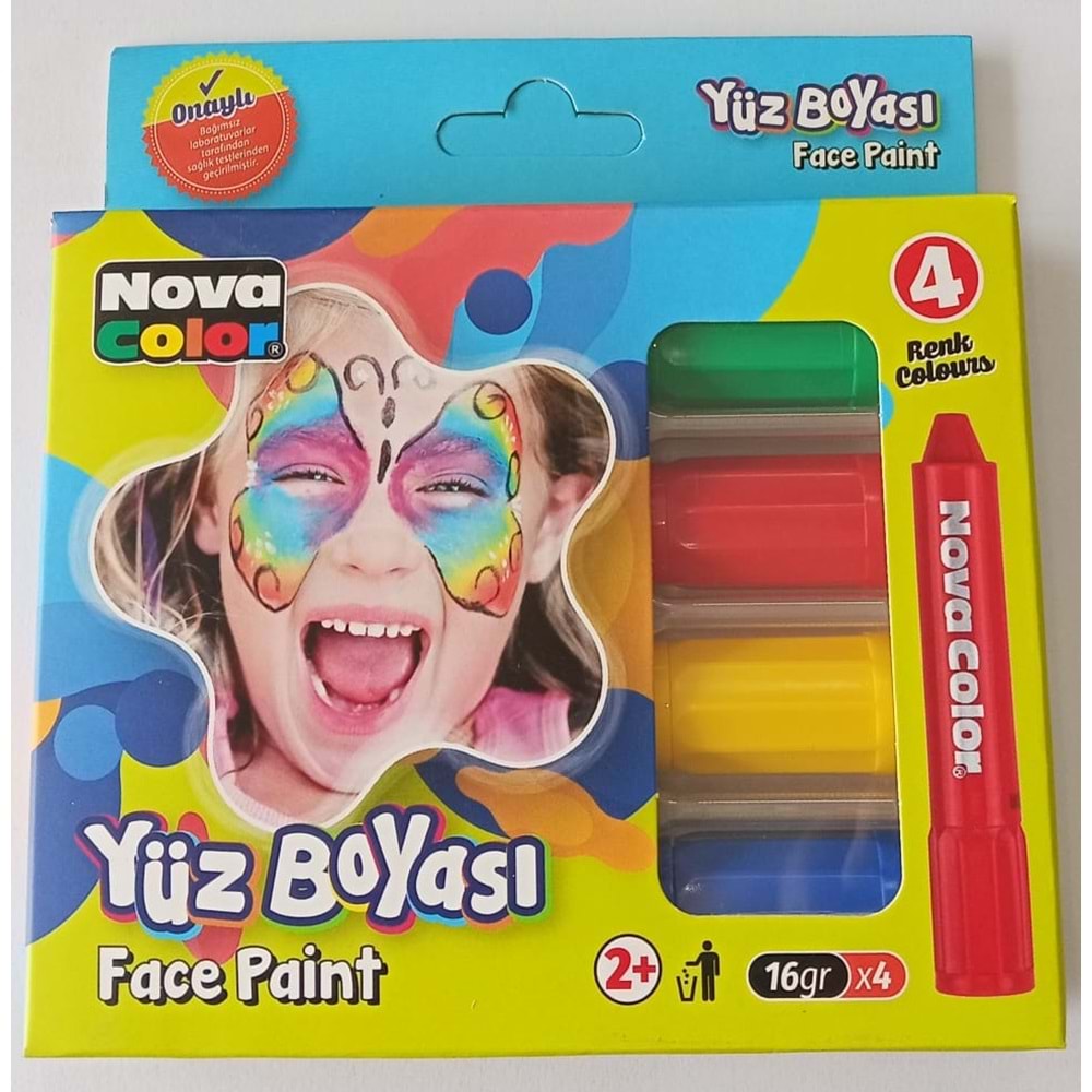 N.COLOR NC-211 YÜZ BOYASI 4LÜ SET