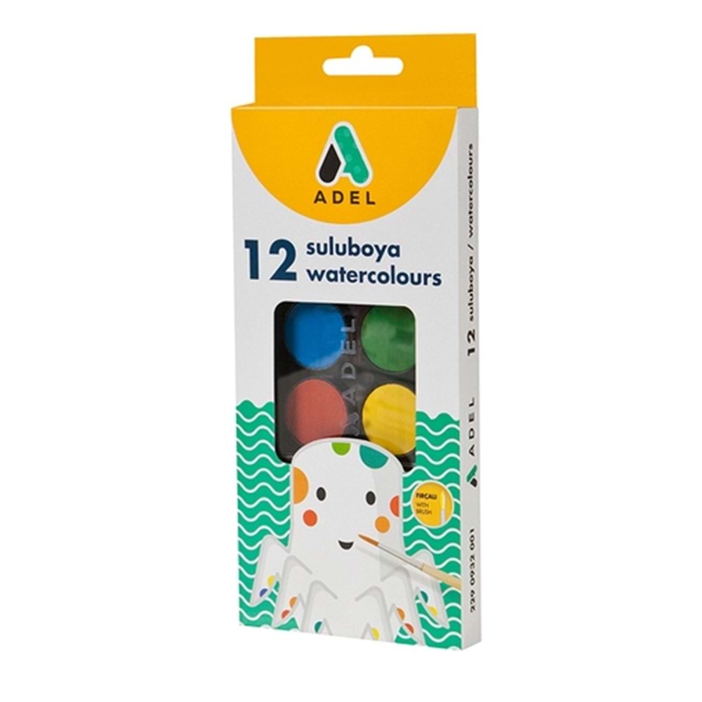 ADEL 12 Lİ SULU BOYA 24MM