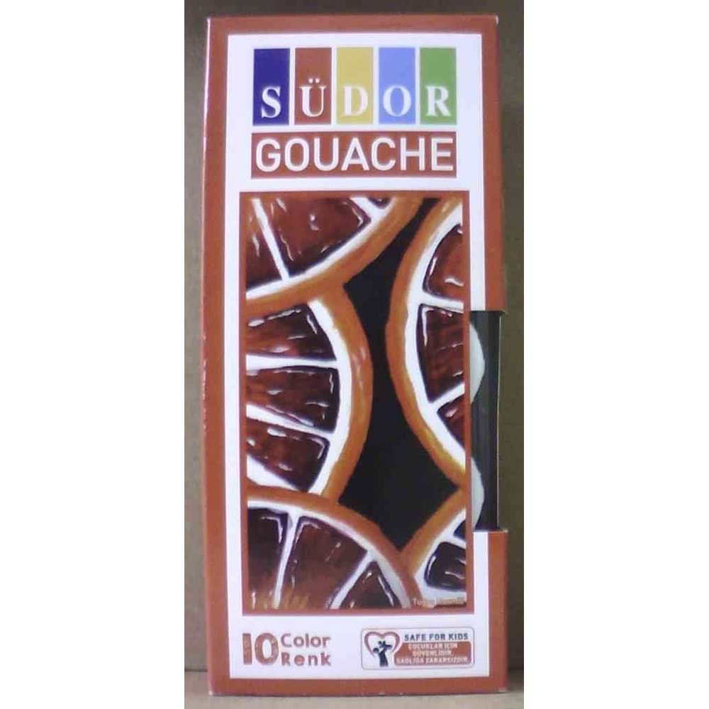 SÜDOR SD522 10LU GUAJ BOYA ŞİŞE 15ML