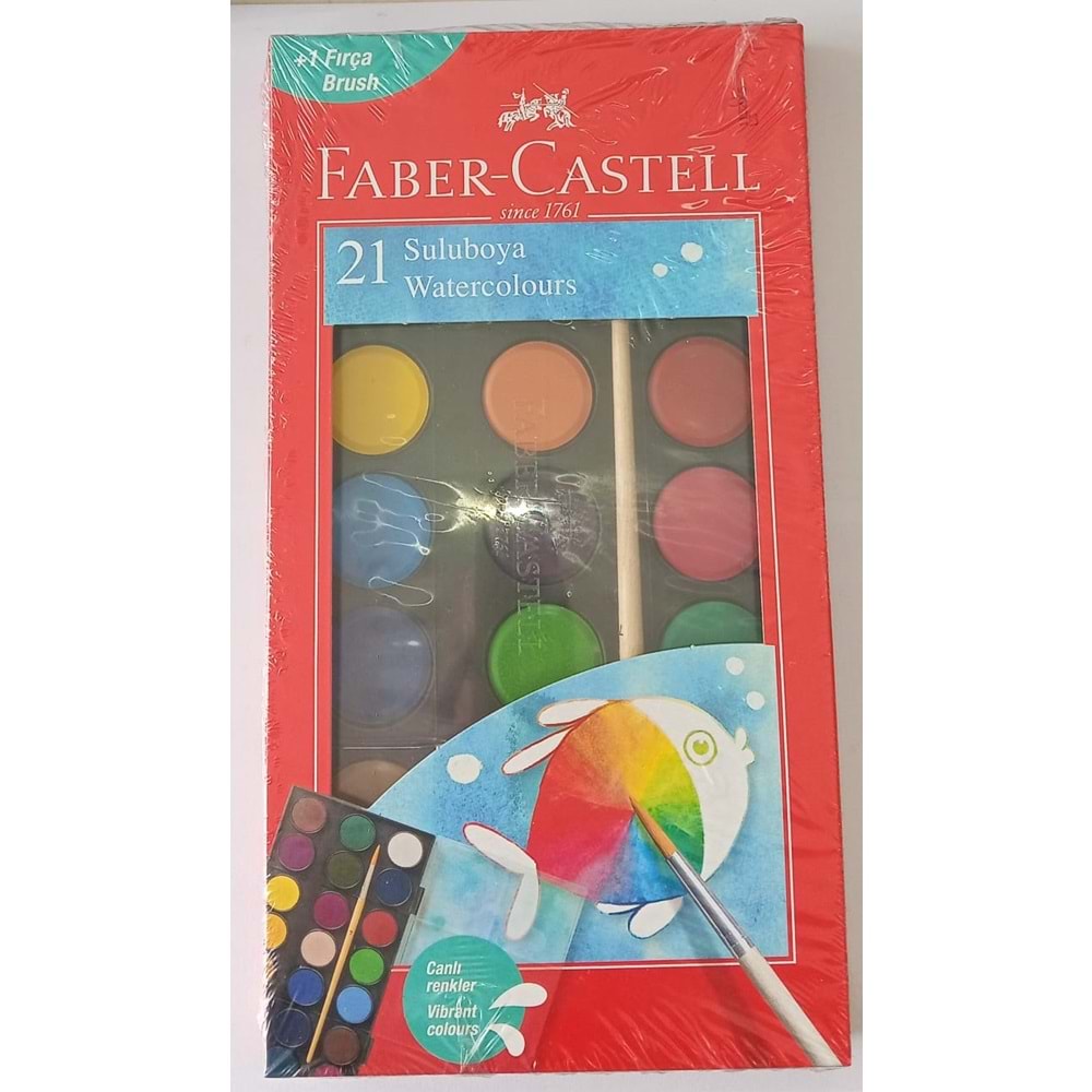 F.CASTELL 21Lİ SULU BOYA BÜYÜK