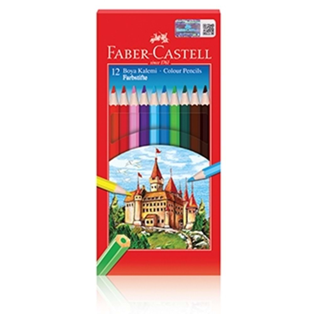 F.CASTELL BOYA KALEMİ 12RENK TAM BOY