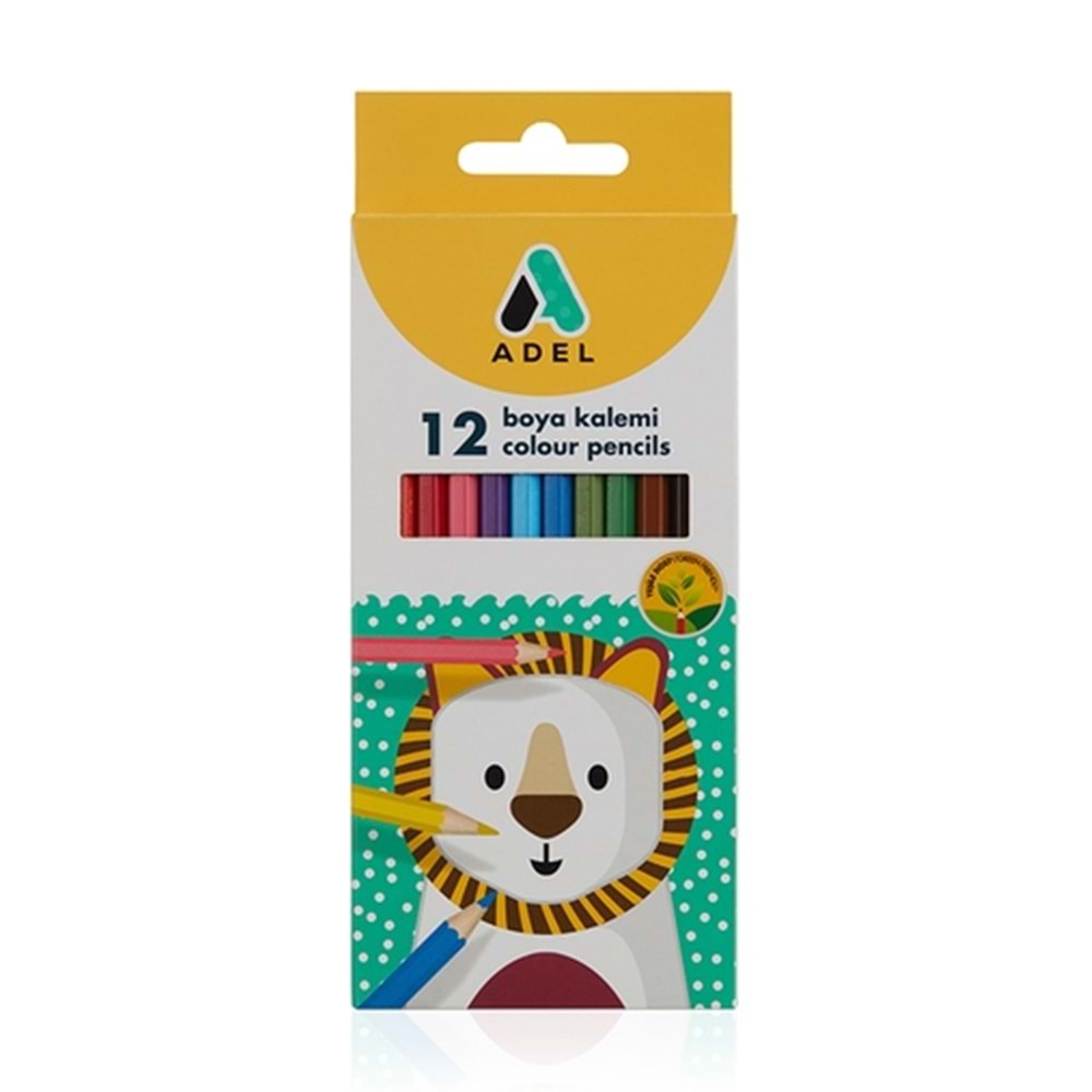 ADEL BOYA KALEMİ 12RENK TAMBOY