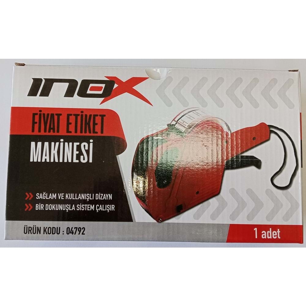 INOX FİYAT ETİKET MAKİNESİ 04792