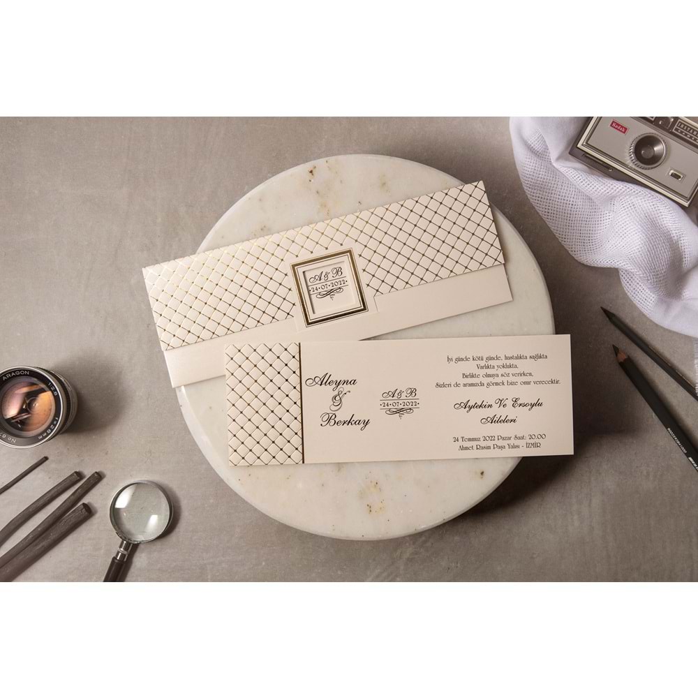 İKLİM DAVETİYE WEDDING 8268