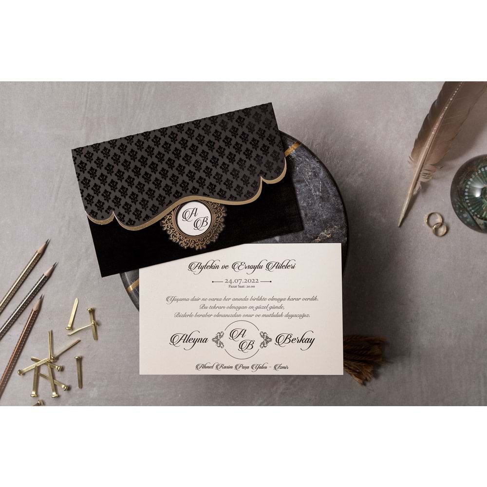 İKLİM DAVETİYE WEDDING 8327