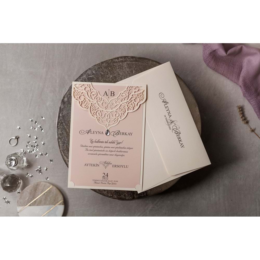 İKLİM DAVETİYE WEDDING 8377