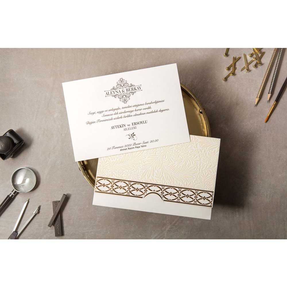 İKLİM DAVETİYE WEDDING 8378