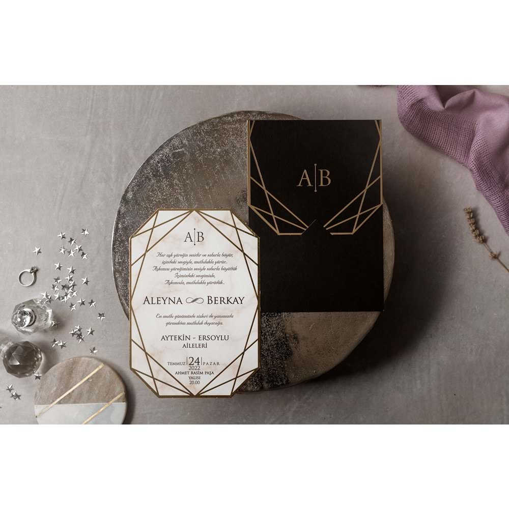 İKLİM DAVETİYE WEDDING 8387
