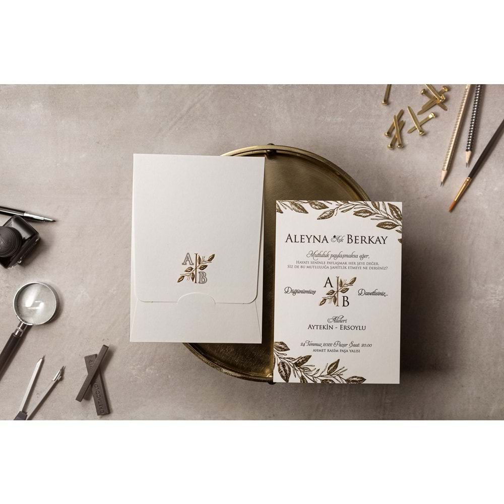İKLİM DAVETİYE WEDDING 8408