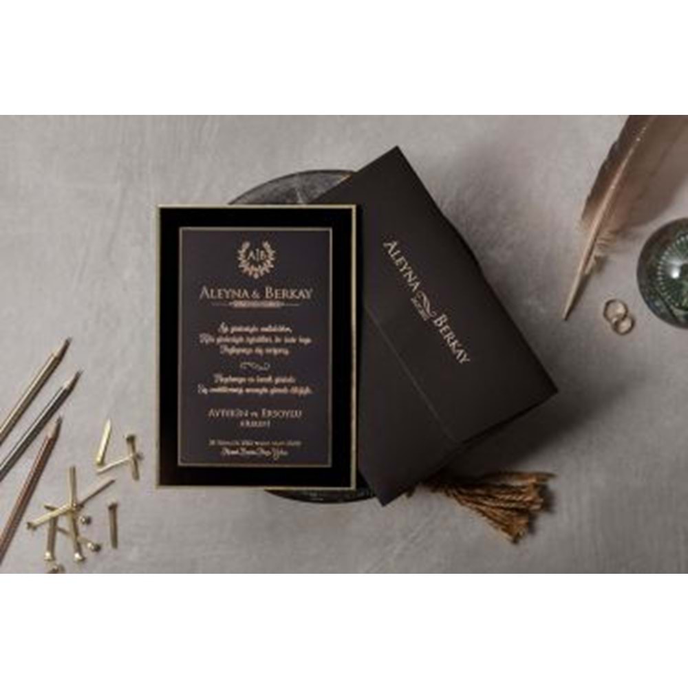 İKLİM DAVETİYE WEDDING 8419