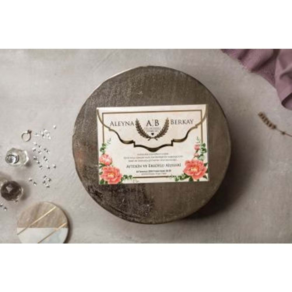 İKLİM DAVETİYE WEDDING 8431