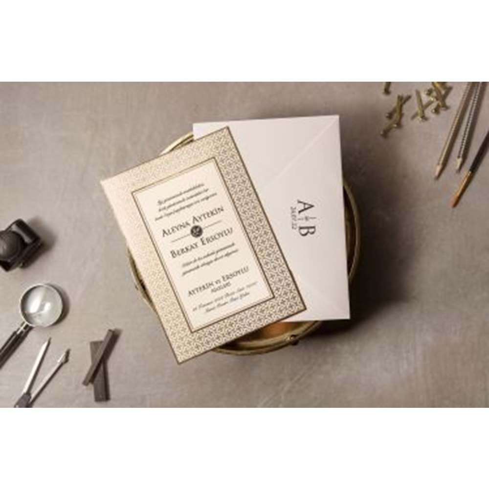 İKLİM DAVETİYE WEDDING 8434