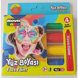 N.COLOR NC-211 YÜZ BOYASI 4LÜ SET