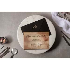İKLİM DAVETİYE WEDDING 8446
