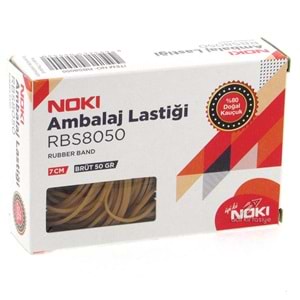 NOKİ RB8050 AMBALAJ LASTİĞİ 8CM 50GR KUTU