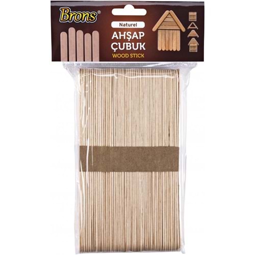 BRONS BR-900 AHŞAP ÇUBUK NATUREL DAR