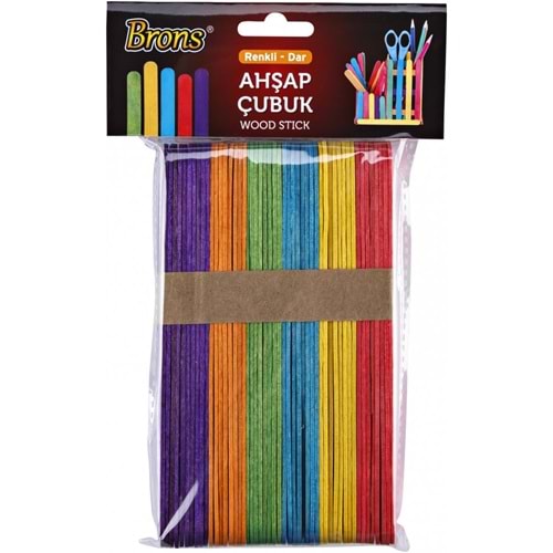 BRONS BR-902 AHŞAP ÇUBUK RENKLİ DAR