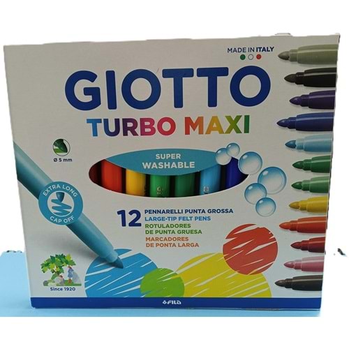 GIOTTO 454000 KEÇE KALEM 12Lİ JUMBO
