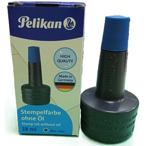 PELİKAN STAMPA MÜREKKEBİ 28ML MAVİ