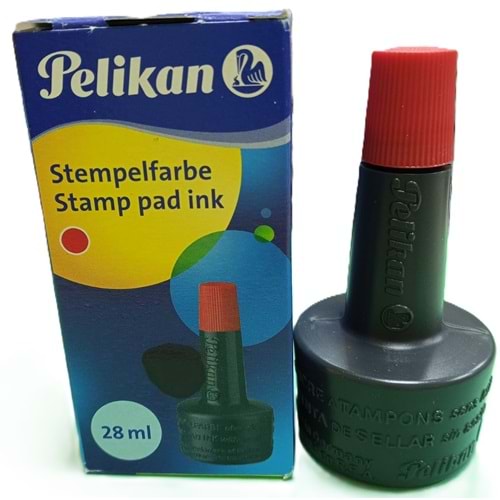 PELİKAN STAMPA MÜREKKEBİ 28ML KIRMIZI