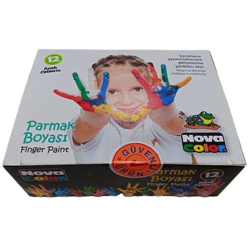 N.COLOR NC-460 12Lİ PARMAK BOYASI