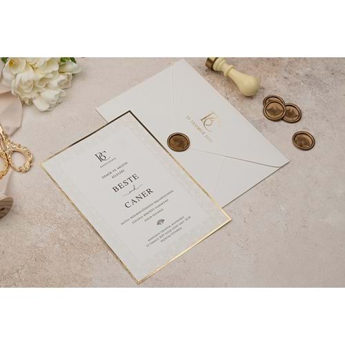 ERDEM LÜKS 5118 DAVETİYE (100 Adet)