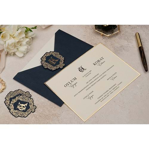 ERDEM LÜKS 5122 DAVETİYE (100 Adet)