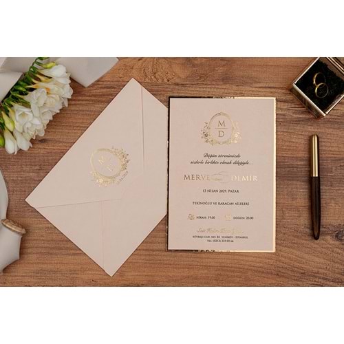 ERDEM LÜKS 5146 DAVETİYE (100 Adet)