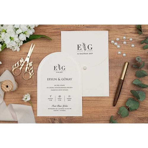 ERDEM LÜKS 5148 DAVETİYE (100 Adet)
