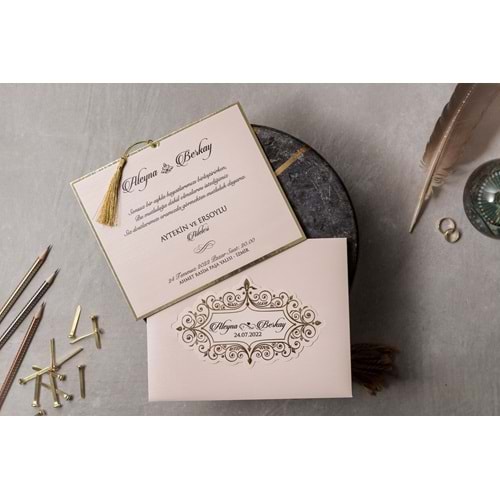İKLİM DAVETİYE WEDDING 8314