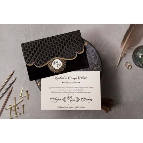 İKLİM DAVETİYE WEDDING 8327