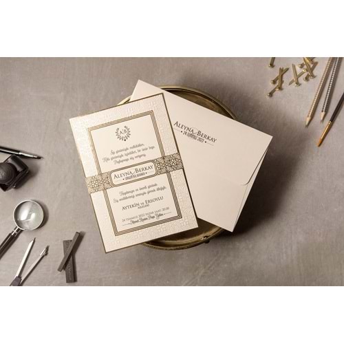 İKLİM DAVETİYE WEDDING 8380