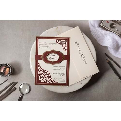 İKLİM DAVETİYE WEDDING 8392
