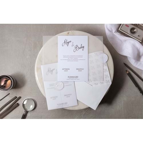 İKLİM DAVETİYE WEDDING 8398