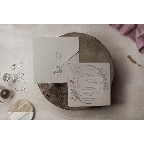 İKLİM DAVETİYE WEDDING 8399