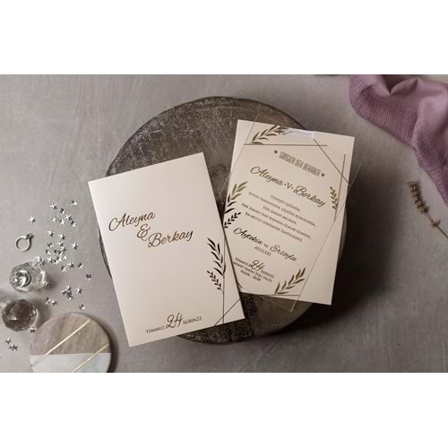 İKLİM DAVETİYE WEDDING 8401