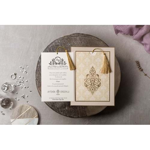 İKLİM DAVETİYE WEDDING 8405