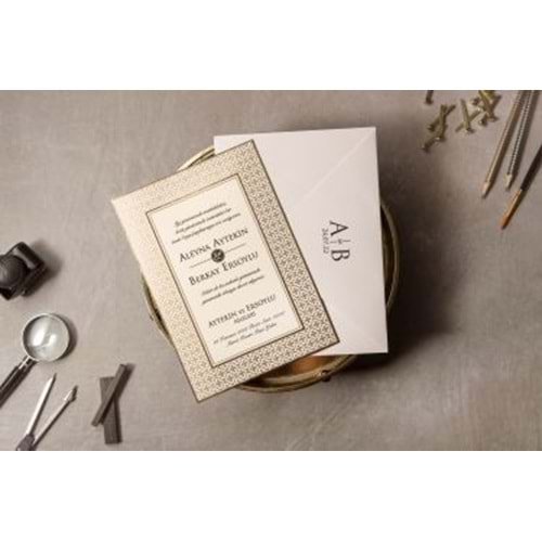 İKLİM DAVETİYE WEDDING 8434
