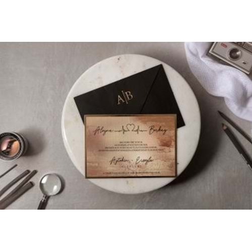 İKLİM DAVETİYE WEDDING 8446