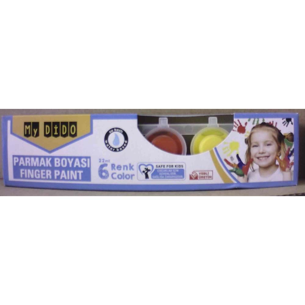 MYDİDO MY88 6 LI PARMAK BOYA SET 22ML PB01 MONA.