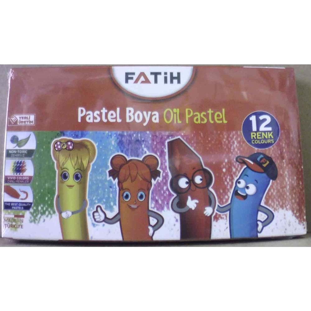 8690216500405FATİH PASTEL BOYA 12Lİ