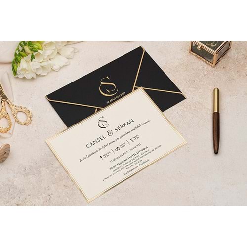 ERDEM LÜKS 5132 DAVETİYE (100 Adet)