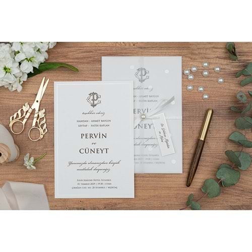 ERDEM LÜKS 5145 DAVETİYE (100 Adet)